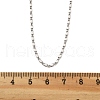 Brass Link Chain Necklaces for Women NJEW-D302-17P-5
