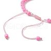 Handmade Lampwork Evil Eye & Glass Seed Beads Braided Bead Bracelets BJEW-MZ00090-05-4
