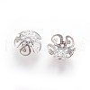 Non-Tarnish 5-Petal 304 Stainless Steel Bead Caps X-STAS-M212-03B-2