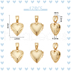 Unicraftale Rack Plating Brass Locket Pendants FIND-UN0015-53A-3