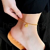 Stainless Steel Charm Anklets for Women WG18C2B-05-1