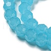 Imitation Jade Glass Beads Stands EGLA-A035-J6mm-D04-4