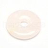 Donut/Pi Disc Natural Gemstone Pendants G-L234-30mm-01-1