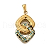 304 Stainless Steel Pendants STAS-Q360-07A-G-1