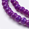 Synthetic Turquoise Beads Strands TURQ-G106-6mm-02O-3