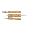 3Pcs 3 Styles Iron Crochet Hooks AJEW-C041-04-1