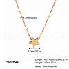 Minimalist Stainless Steel Pendant Necklaces for Fashion Women EL0733-1-2