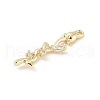 Brass Micro Pave Cubic Zirconia Pendants KK-M326-13C-G-2