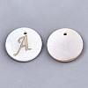 Natural Freshwater Shell Pendants SHEL-N027-04A-1