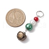 Christmas Theme Glass Pearl Pendant Decoration PALLOY-JF02883-2