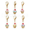 Glass Seed Beaded Pendant Decorations HJEW-MZ00188-2