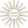 SUPERFINDINGS 40Pcs 2 Colors Brass Charms KK-FH0002-41-1