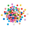 140Pcs 14 Colors Food Grade Eco-Friendly Silicone Beads SIL-TA0001-24-2