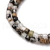 Natural Tourmalinated Quartz/Black Rutilated Quartz Beads Strands G-RM2025-C18-A-4