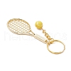 304 Stainless Steel Alloy Acrylic Tennis Keychain KEYC-JKC01218-5