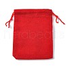 Velvet Cloth Drawstring Bags X-TP-C001-70X90mm-2-2