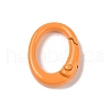 Spray Painted Alloy Spring Gate Rings AJEW-C035-01M-1