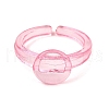Children's Plastic Open Cuff Ring Components KY-C022-01A-3
