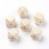 Unfinished Wood Beads WOOD-S037-107-15mm-1