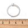 S925 Sterling Silver Adjustable Letter Rings for Women RJEW-M068-01P-S-3