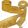 Gorgecraft 4.6~5 Yards Ethnic Style Polyester Jacquard Ribbon for Sewing Decoration OCOR-GF0003-96C-6