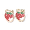 Alloy Enamel Charms ENAM-O049-03G-3