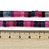 Dyed Natural Agate Beads Strands G-U030-B01-03-5