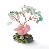 Natural Green Aventurine Chips & Resin Pedestal Display Decorations DJEW-A001-03C-3