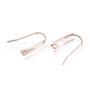 304 Stainless Steel Earring Hooks X-STAS-K211-02RG-2