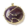 Constellation Natural Amethyst Pendants G-A300-E02-1