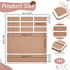 Wooden Bead Design Boards WOOD-WH0042-26B-2