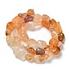 Natural Carnelian(Dyed & Heated) Beads Strands G-P497-01C-69-3