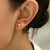 Brass Heart Tassel Ear Thread for Women Vacation Date Gift AH5896-4