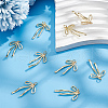 HOBBIESAY 10Pcs Rack Plating Brass Pendants FIND-HY0003-76-4