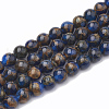 Natural Chalcedony Beads Strands G-S333-6mm-014E-1