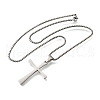 304 Stainless Steel Pendant Necklaces NJEW-P329-03C-P-4