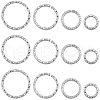 SUNNYCLUE 4 Styles Brass Jump Rings KK-SC0005-49P-1
