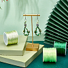   5 rolls 5 colors Nylon Rattail Satin Cord NWIR-PH0002-09A-01-6