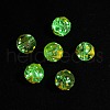 Luminous Handmade Enamel Gold Sand Glass Beads Strands LAMP-U004-08E-1
