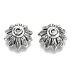Tibetan Style Alloy Bead Caps TIBEP-S319-104AS-RS-2