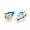 Transparent Glass Pendants X-GLAA-T007-05A-2