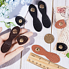Gorgecraft 4 Sets 2 Colors PU Imitation Leather Sew on Bag Snap Buckle FIND-GF0005-45-3