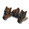 Natural Tiger Eye Healing Dragon Head Figurines DJEW-L010-05F-1