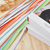 SUPERFINDINGS 12Pcs 12 Colors Polyester Book Headbands OCOR-FH0001-34-4