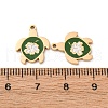 304 Stainless Steel Enamel Charms STAS-U060-02G-04-3