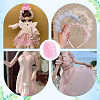 WADORN 10M Double Layer Polyester Flower Elastic Lace Trim OHAR-WR0001-02B-6