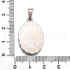 304 Stainless Steel Pendants STAS-B086-09G-P-3