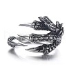 Dragon Claw Alloy Adjustable Cuff Rings for Men FS-WG918E1-01-5