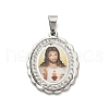 304 Stainless Steel Pendants STAS-Q343-06A-P-1