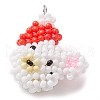Seed Beads Beaded Charms PALLOY-MZ00326-3